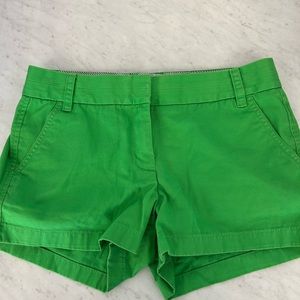 J Crew Green Shorts
